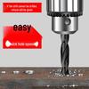 1/2 Twist Drill Bit - Telescopic Shank for Metal, Aluminum, Woodworking