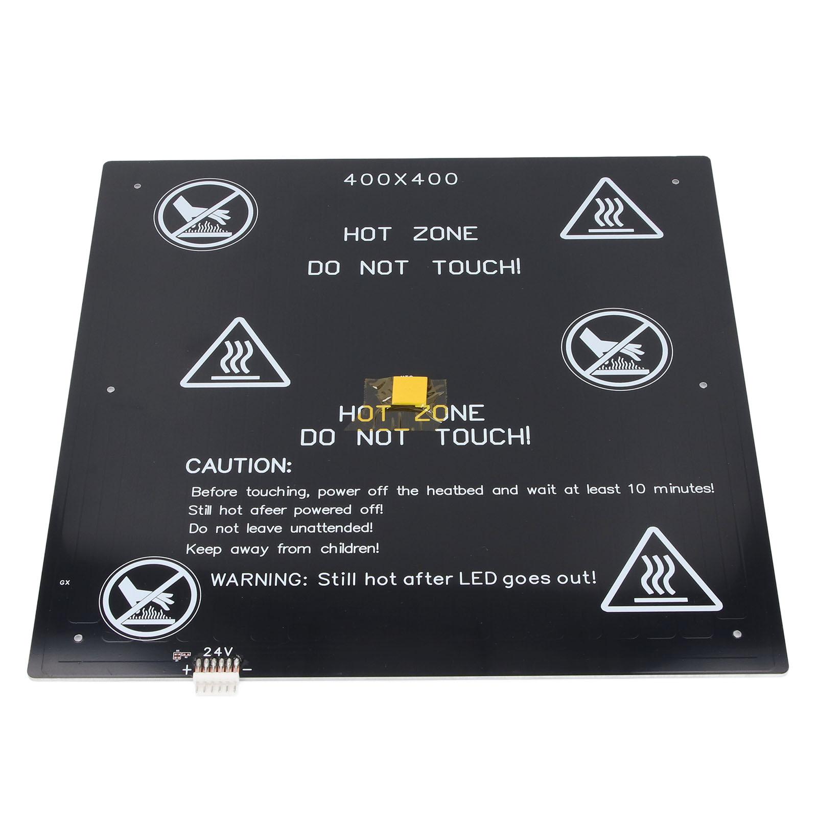 

Комплект нагревательного стола для 3D-принтера 24В 280Вт 2 Ом Сплав алюминия Комплект нагревательного стола для 3D-принтера 400x400мм