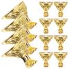 12Pcs Box Feet Corner Protectors Strong Zinc Alloy Hardware for Gift Boxes Wooden Chests Decorative Edge Guards