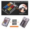 12-Way Fuse Box 12 Circuits Negative Bus Fuse Block Holder With LED Indicator