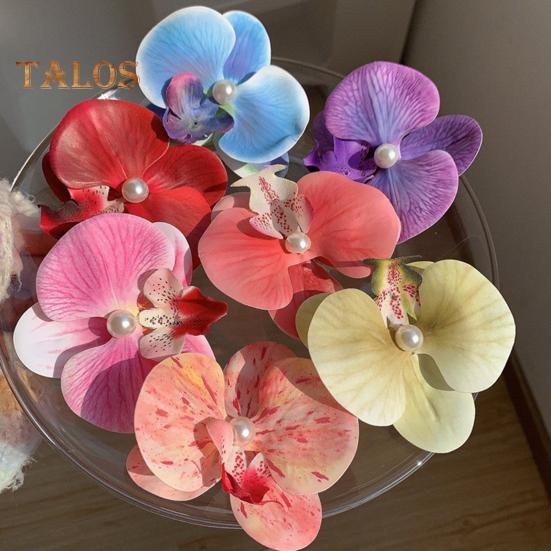 Women Hair Clip 3D Flower Decor Strong Grip Bang Hair Pin Photo Shoot Flower Styling Hairpin Hair Accessories
