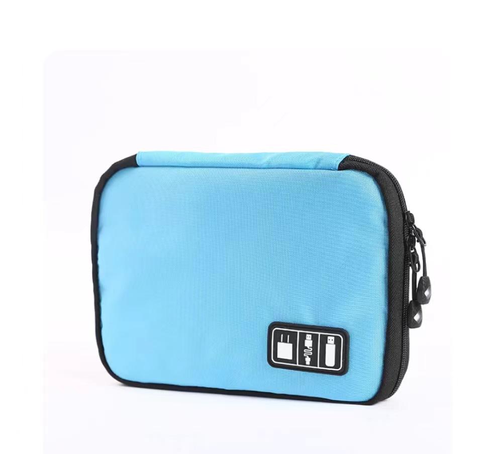 Custom Logo Digital Accessories Organizer Bag - Large Capacity for Cables, SD Cards, Earphones