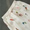 Johnature Women Vintage Print Straight Pants Elastic Waist Loose Patchwork Trousers Summer High Quality Pants