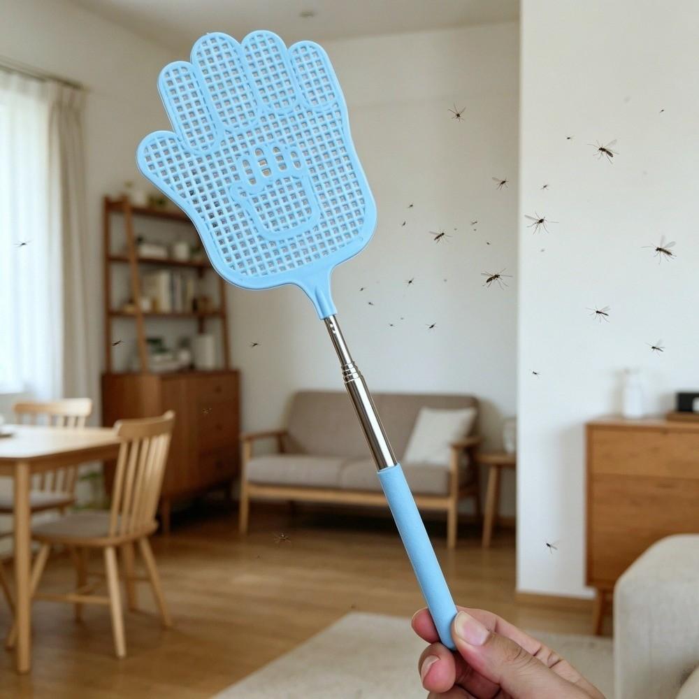 Extendable Extendable Mosquito Swatter Dense Mesh Hand Shaped Bug Catcher Home