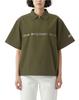 Golf Shirt Blouson Stretch 3 Water-Repellent (Short Sleeve, Ripstop) / Women's / 012-6221501 181_WAKAME [LL]