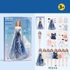 No Cutting Paper Doll House Girl DIY Toy DIY Cute Princess Book Paper Doll Quiet Book  Toy for Kids