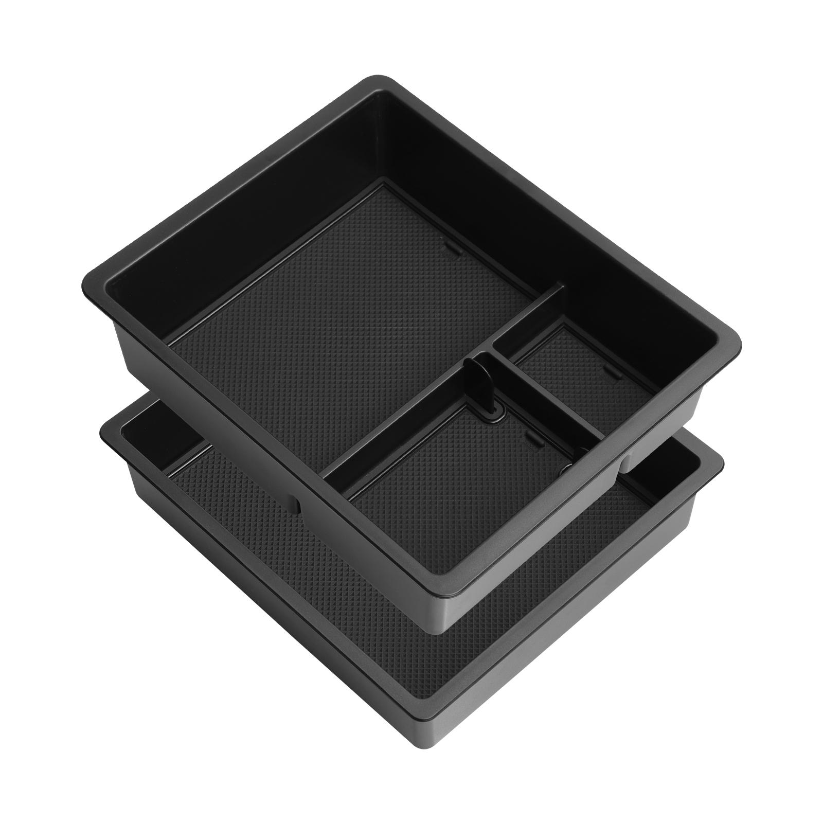 

for Chevy Silverado EV 2026-2026 Car Storage Box Interior Accessories Center Console Armrest Storage Organizer Tidying Tray 2pcs