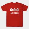 Asian Size Cotton Unisex Tshirt Print T-shirt Arirang T-shirt No-Cut Print Regular Fit