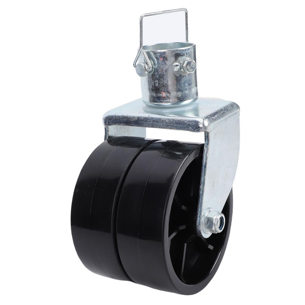 Trailer Jack Wheel 6 Inch Double Wheel Design 2,000lb Load Capacity Trailer Jack Swirl Caster for Boat RV