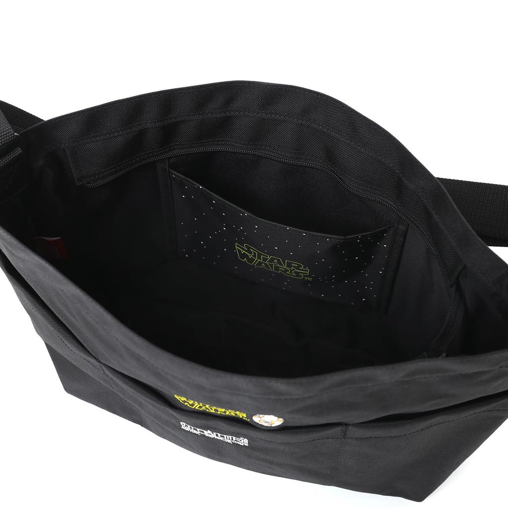 Genuine Shoulder Bag MP1482BP3OPSTW25 Clearview Shoulder Bag WARS Black [Manhattan Portage] [Official] 2025/STAR
