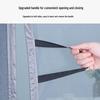 Diamond Mesh Magnetic Mosquito Door Curtain with Full-Frame Seal