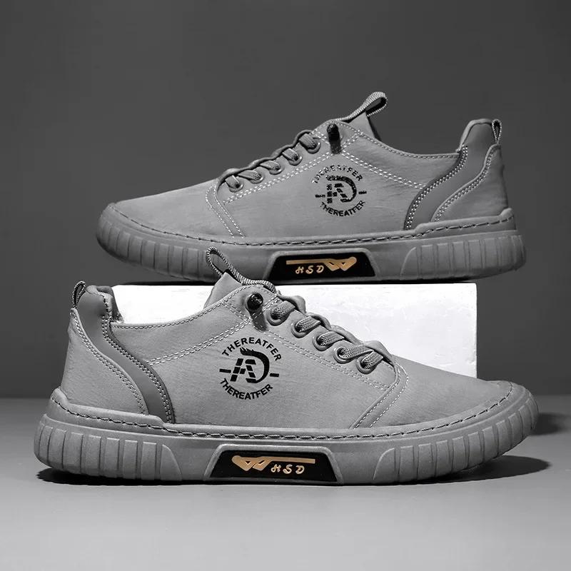 Herren Freizeitschuhe Atmungsaktive Schwarze Sneaker Mode Fahren Gehen Tennisschuhe für Herren Skate Flats Zapatillas Hombre Schuhe