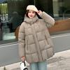 New Winter Hooded Cotton Coat for Women, Fashionable, Versatile, Loose, Warm and Fashionable Bread Coat for Women