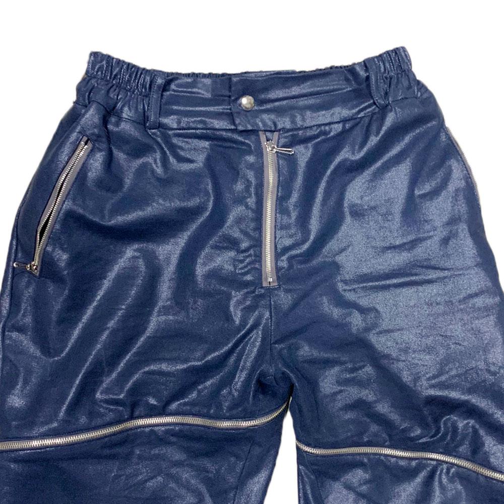 Jeneoduwogseu Zipper Pants Navy