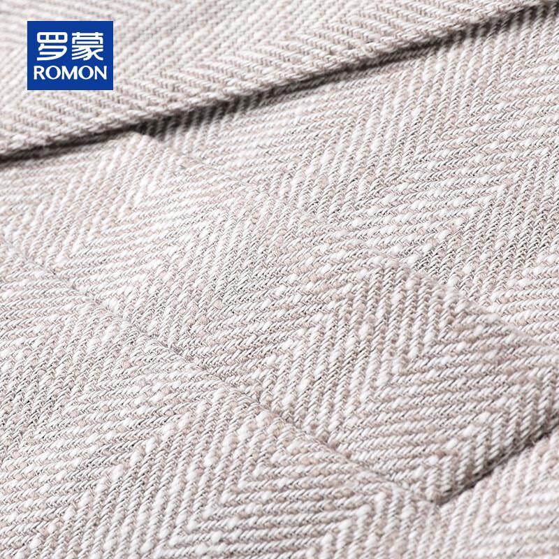 ROMON Pánské ležérní sako úzkého střihu ze směsi lnu