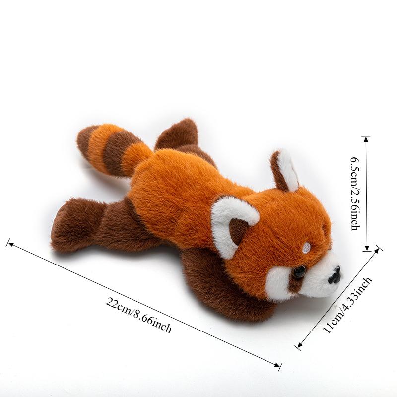 Cute Furry Raccoon Plush Toy Kawaii Soft Raccoon Plushie Pendant Cartoon Animal Backpack Accessories Home Decor Christmas gifts