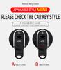 For Bmw Mini Cooper One Fun F54 F55 F56 R56 R57 R58 R59 R60 R61 Car Zinc Alloy Leather Key Case Holder Cover Keychain Accessorie