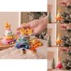 Style Knitted Christmas Tree Ornaments With Plush Finish For Festive Decor