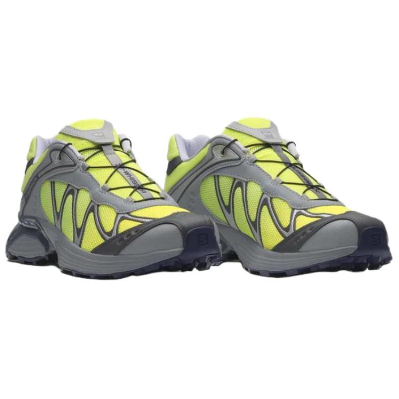 SALOMON XT WHISPER Breathable Support Casual Running Shoes Unisex Yellow Gray Sneakers 478786