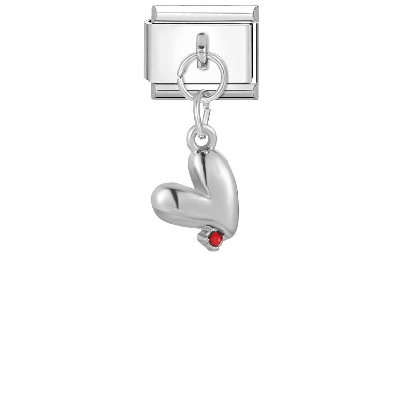 Fashion Magic Wand Heart Sun Baseball Rugby Pendant Italian Charm Link Fit 9mm Stainless Steel Bracelet DIY Making for Men Women