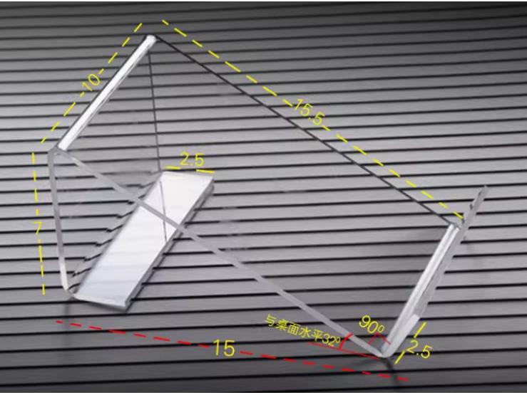 Прозрачная акриловая подставка для демонстрации книг для новинок