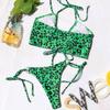2020 Leopard Print Split Bikini Women's Swimsuit