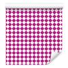 Geometric Rhombus Wallpaper Powder Pink, Purple and White 50x1000