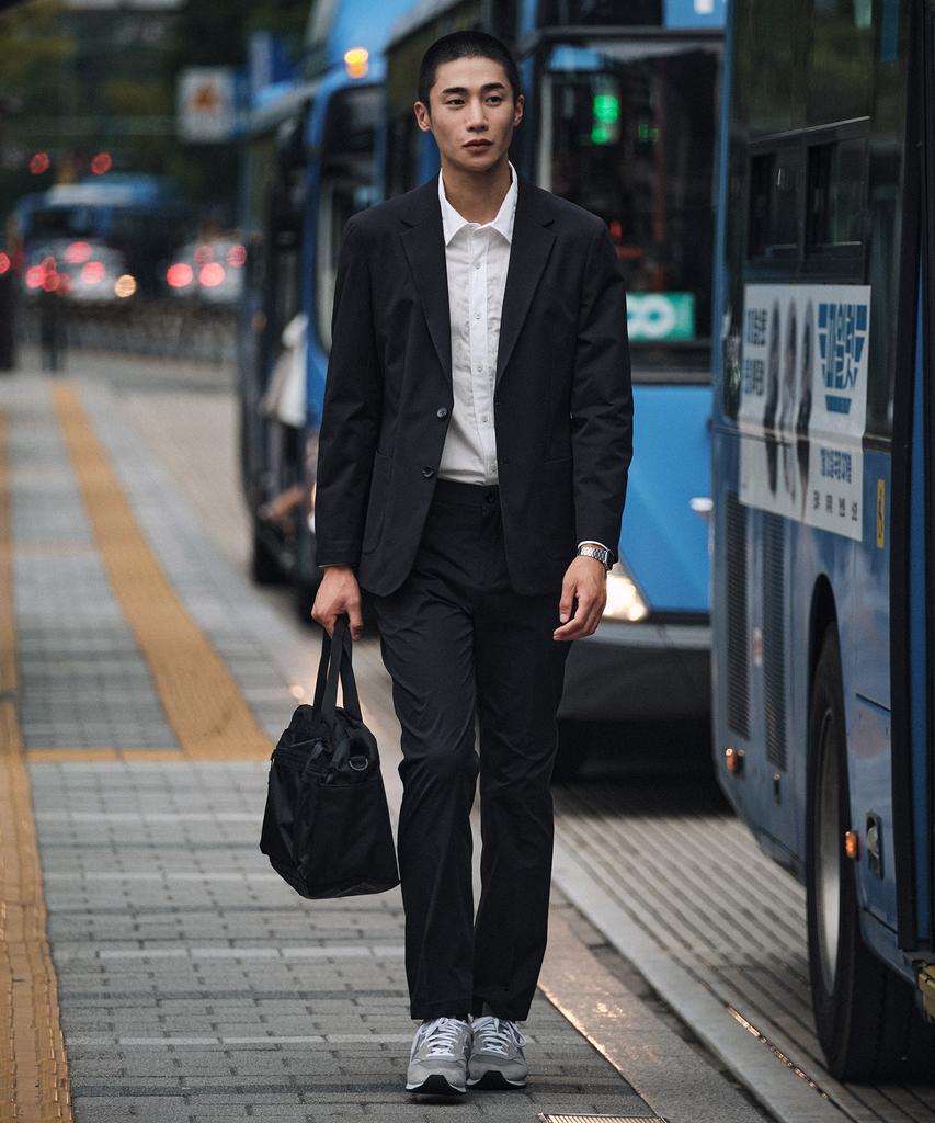STCO Motion-Free Comfort Slacks_Black (Straight Fit)_Sepvc31Csb