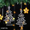 2PCS/Set Christmas Decor Crystal Acrylic Ornaments Deer Angel Xmas Tree Unicorn Hanging Pendants Navidad  New  Gift