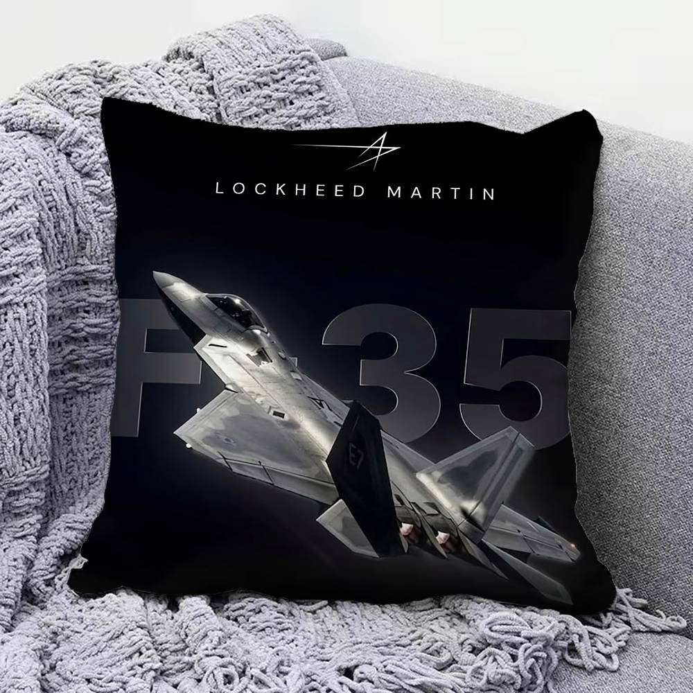 F-35 Lightning Fighter Home Sofa Cushion Covers and Aecorative Custom Pillow Covers