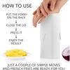 White Potato Cutter French Fry Maker Fries Maker Stainless Steel Vegetable Dicer Multifunctional Vegetable Cutter