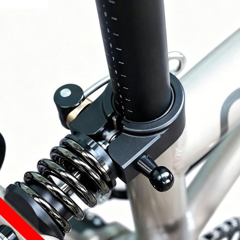Coils-Spring Rear Suspension Replacements for Folding Bikes with Nylon Housing, Stainless Steel Shafts, and Metal End Posts