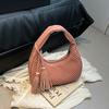 Niche High-end Handbag Small Bag Women's 2025 New Simple Dumpling Bag Commuter Versatile Shoulder Messenger Bag