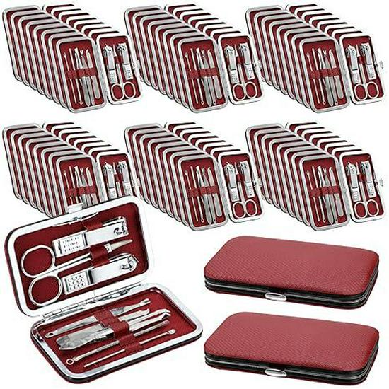 8-Piece Student Manicure Set: Nail Clippers & Scissors for Home Use