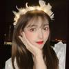 LED Light Toy Glowing Feather Wreath Korean Style Hair Accessories Women Hair Wear Fairy Wreath