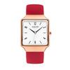 Jyullieoseu Ja-1408 Unisex Urethane Square Watch
