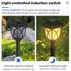 2-8 pack Solar LED Courtyard Lamp Outdoor Waterproof Lawn Lights Solar Landscape Channel Light Corridor Garden Decoration Light