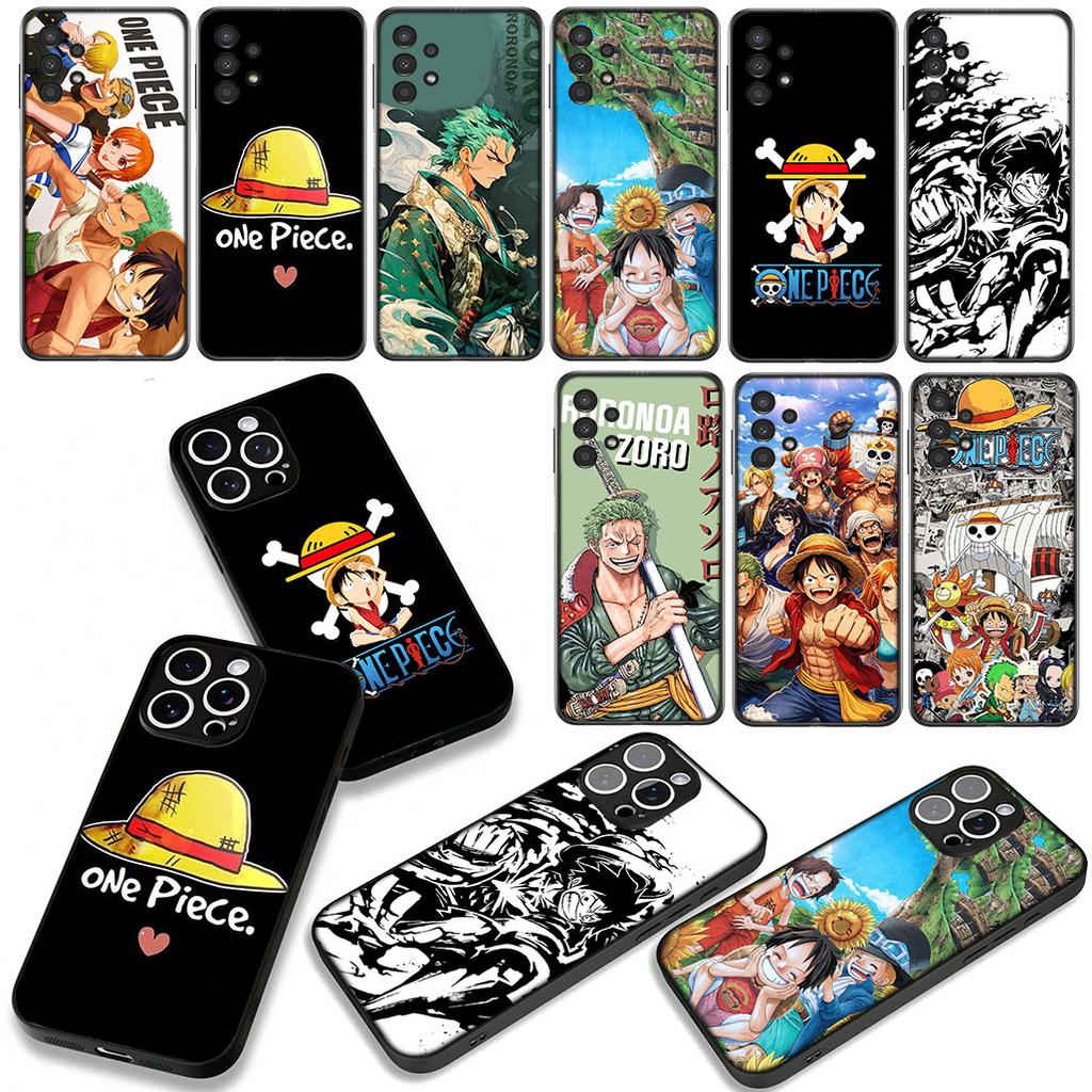 One Roronoa Zoro Pieces Luffy Phone Cover Case for Apple iPhone 17 16 15 11 Pro XS Max XR 6 7 8 Plus + SE 2020 5 16E Casing
