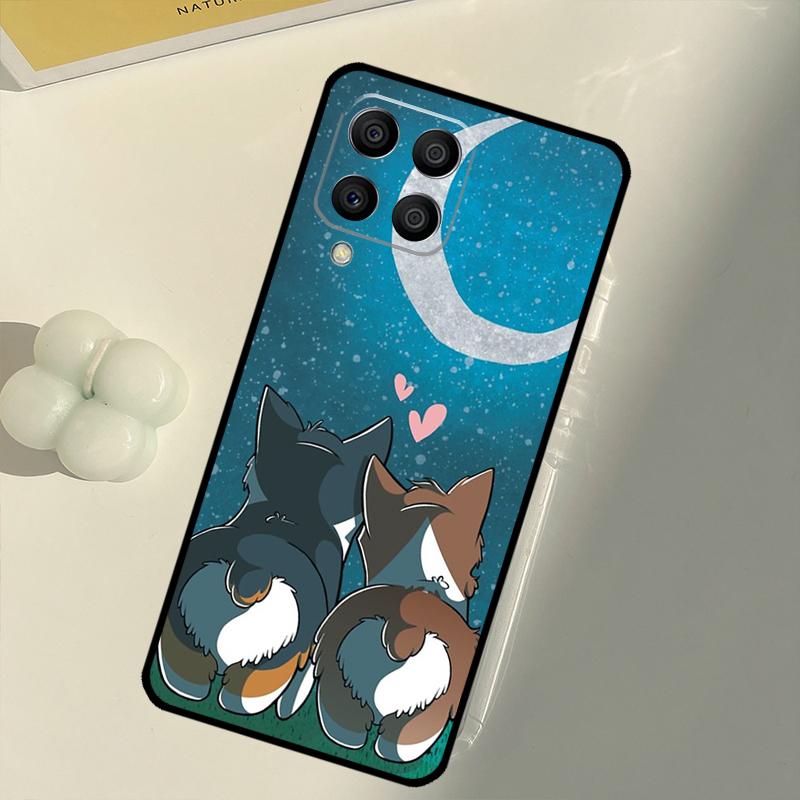 Cartoon Corgi Dog For Samsung Galaxy M31 M16 M11 M21 M13 M33 M35 M53 M55 M15 M14 M34 M54 M12 M32 M52 M06 Case