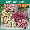 Faux Bouquet Rose With Silk Fabric For Wedding Decor And Outdoor Celebrations