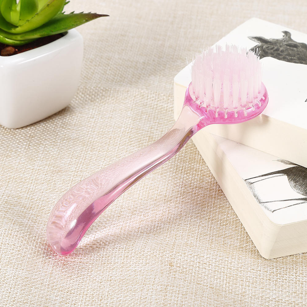 

УФ-гель для дизайна ногтей, кисточка для удаления пыли и пыли с пластиковой ручкой, цвет для ухода за ногтями, случайный