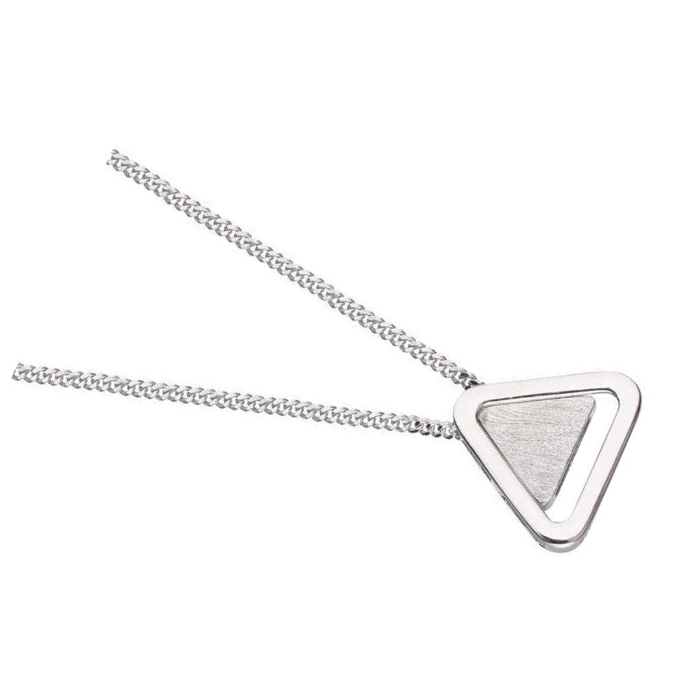 

Simple Design Collarbone Necklace Girls Banquet Wedding Ceremony Triangular Pendant Neck Decor Jewellery Birthday Gift