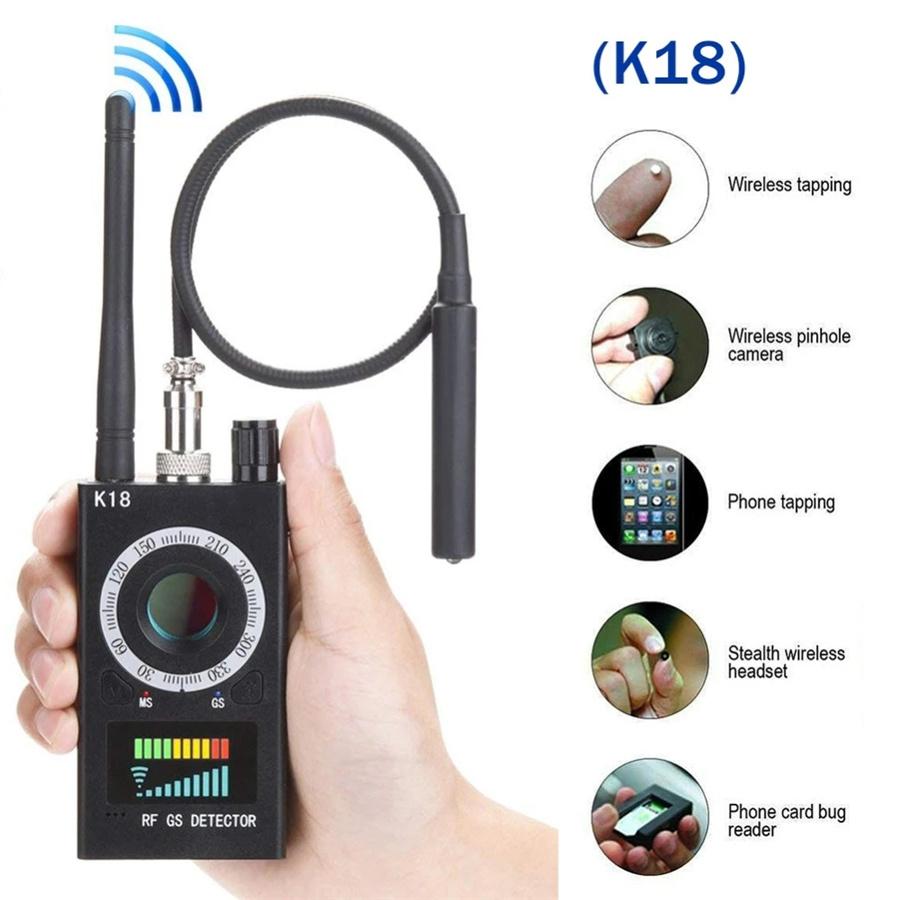 Anti Detektor Skjult Kamera Detektor RF Signal GPS Lydfinner Sporingsenhet Skanner