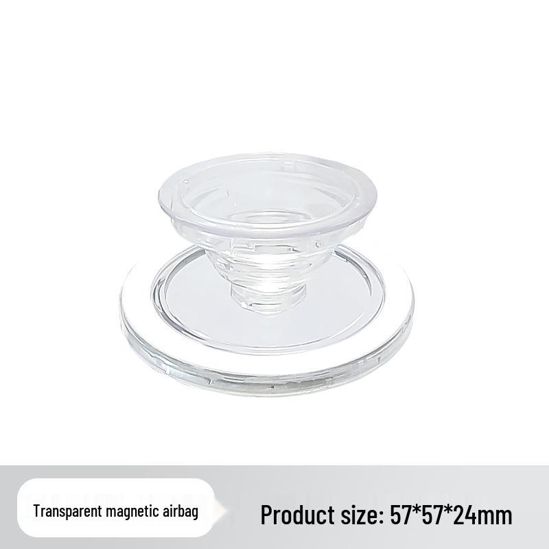 Ultra-thin MagSafe Phone Airbag Stand - Magnetic, Detachable, and Adjustable Holder. Neutral bag + magnetic ring