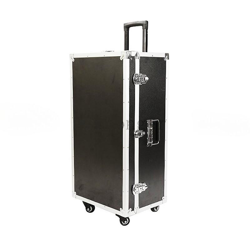 Aluminum Trolley Toolbox Shockproof Hardware Equipment Suitcase Instrument Protection Lockable Luggage Compartment