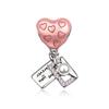 925 Silver Woman Charms MOM Mother Day Pendants Beads Fit Original Bracelet Necklace Jewelry Making Female Jewelry Gift