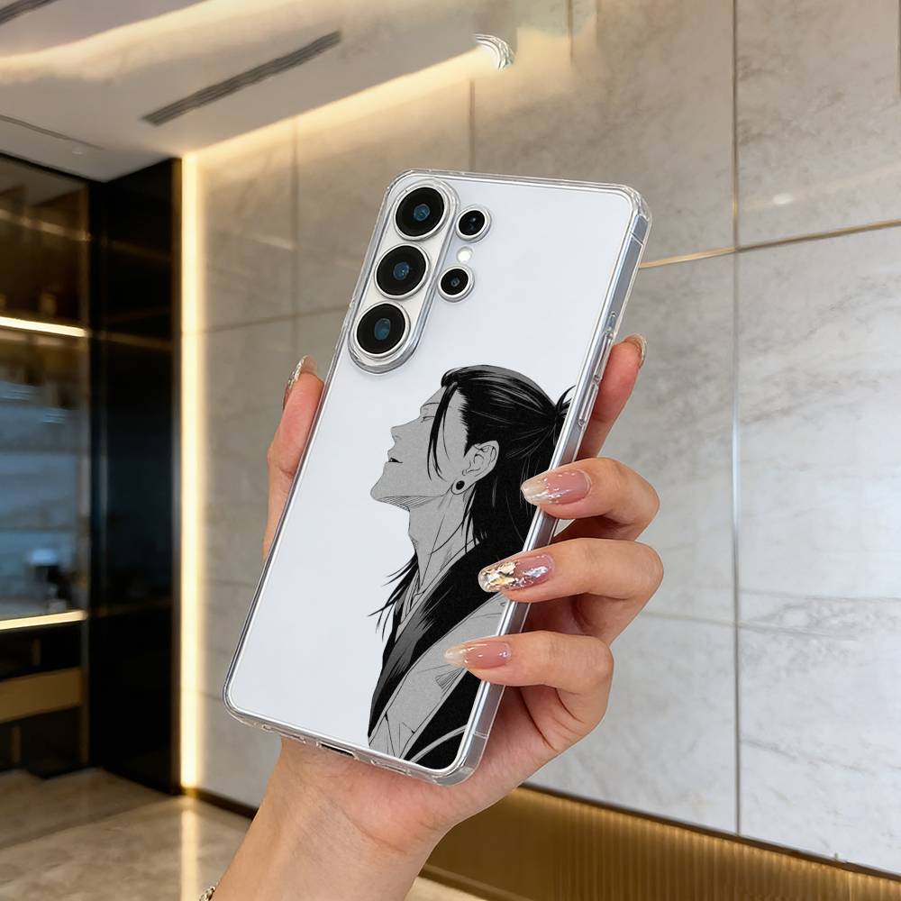 J-Jujutsu K-aisen-opular Characters Clear Phone Case for Samsung S25, S24, S21, S22, S23, S30, Ultra, S20, Plus, FE, Lite