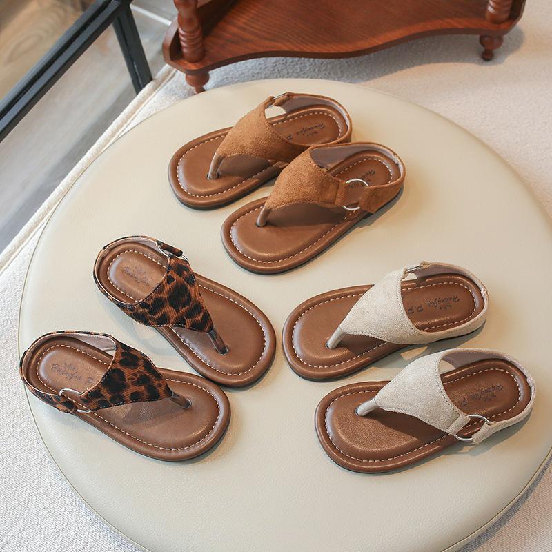 Korean Style 2026 Kids Flip-Flops: Summer Beach Thong Sandals for Boys and Girls