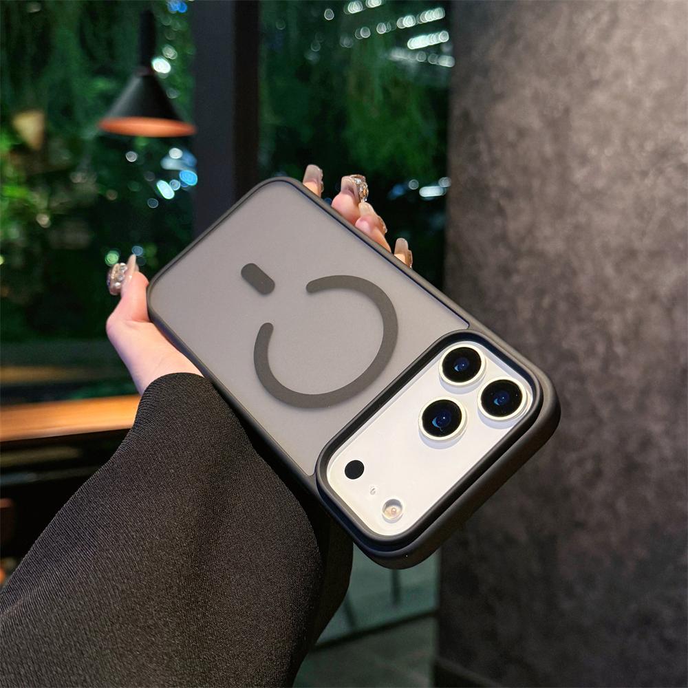 Matte Bumper Shockproof for Magsafe Magnetic Case for iPhone 17 17Air 17Pro Max Transparent Wireless Charging Hard Cover