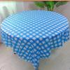 Disposable Waterproof Oil-Proof Blue Grid Tablecloth